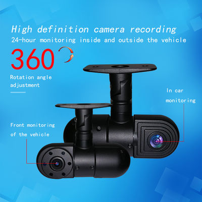 AHD Dual Car Camera คล้องรถยนต์ CMOS ความละเอียดสูง ภายในและภายนอก