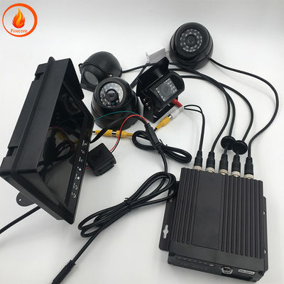 กล้องกล้องรถยนต์ 360 องศา มอนิเตอร์มุมกว้าง กล้องบันทึกการขับรถบัส