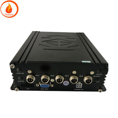 เครื่องบันทึกเสียง CAR DVR ที่ติดตั้ง ระบบติดตามเสียง DVR 4 ช่อง