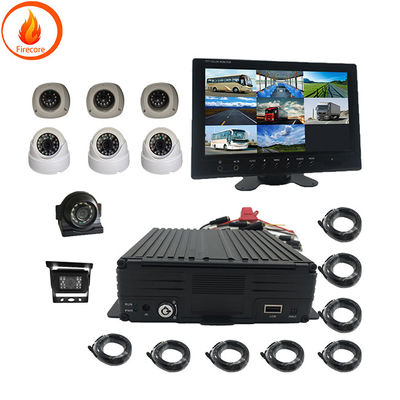 ระบบติดตามกล้องรถยนต์ที่กําหนดเอง HDMI 4 Way Car Video Recorder
