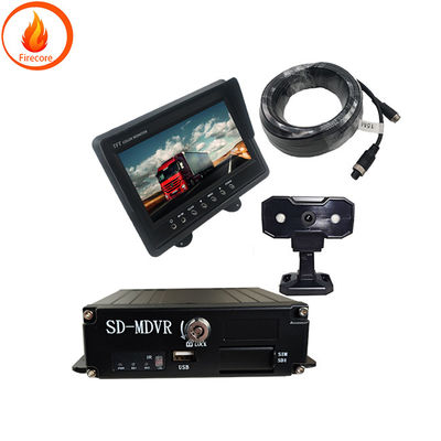 ระบบติดตามกล้องกล้องรถยนต์แบบ Desktop ABS 7 Inch Car Camera Set