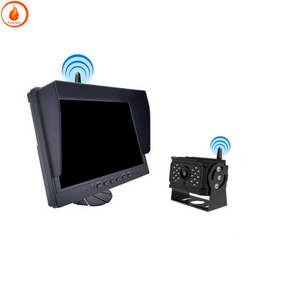 กล้องรถยนต์ 4G WIFI สีดํา 24v กล้องรถบรรทุกย้อนหลัง