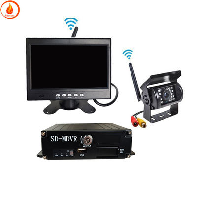 24V คล้องติดตามรถยนต์ 4G WIFI มุมมองกลางคืน 7 นิ้ว