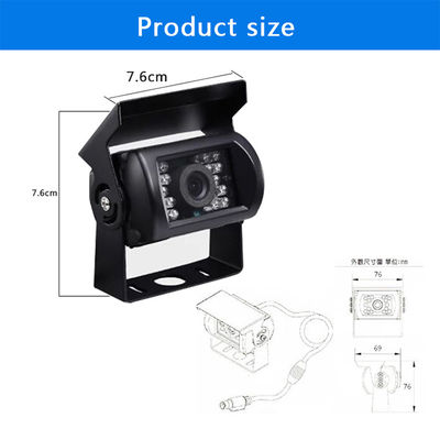 HP 1080P 360 องศา หลังมองกล้องจุดตาบอด พร้อมจอสําหรับรถยนต์ โมดูล USB