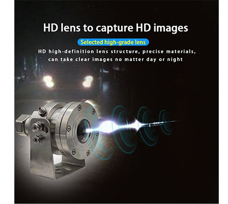 4K CCTV Anti-Explosion Fisheye PTZ กล้อง สแตนเลสสําหรับรถบรรทุก