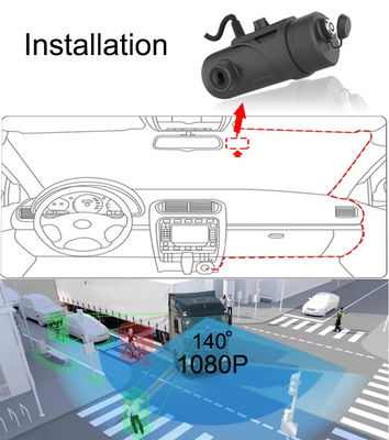 2MP 4G WIFI Remote Monitor Mini Dual Dashboard Camera DVR สําหรับจักรยานยนต์ด้วย GPS ADAS DMS BSD