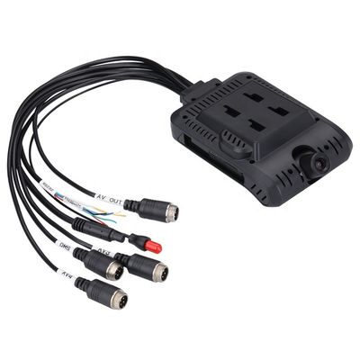 4CH CCTV AI GPS Dash Cam ระบบกล้อง DVR มือถือสําหรับรถเมล์แท็กซี่ 512G TF Card ADAS DSM 4G GPS