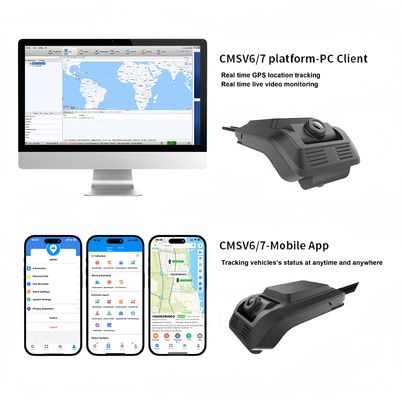 Firecore HX-880 24H Loop Recording 4G WIFI G-SENSOR DMS ADAS BSD แดชคามาด้านหลังด้านหน้าภายใน แดชคามาสําหรับรถแท็กซี่